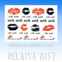 2013 body art temporary tattoo stickers